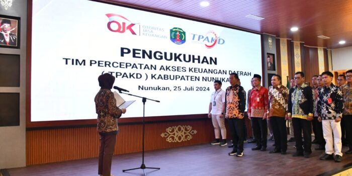 Demi Pertumbuhan dan Kemajuan Perekonomian, Bupati Nunukan Kukuhkan TPKAD