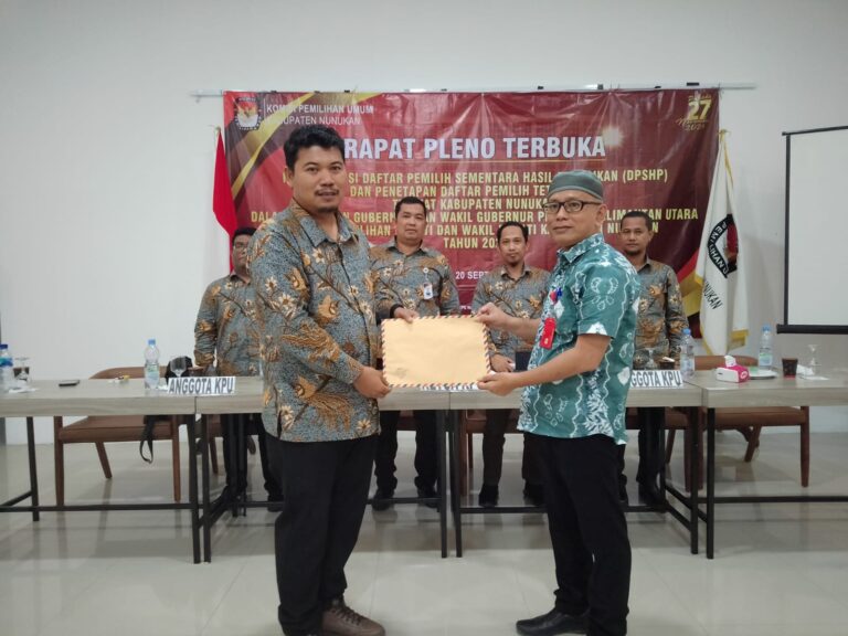 KPU Nunukan Tetapkan DPT Pilkada 2024 153.204 Pemilih