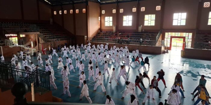 Diikuti Sejumlah Ranting, Pengcab FORKI Kabupaten Nunukan Gelar Latihan Bersama