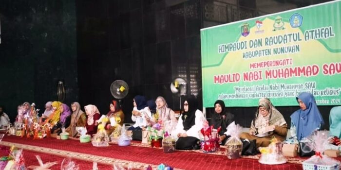Guna Bangun Karakter Generasi Berakhlak Genius, HIMPAUDI Nunukan Gelar Peringatan Maulid Nabi Muhammad SAW 1446 H/2024 M