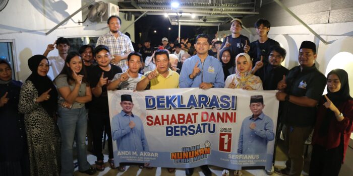 Komunitas Sahabat Danni Dukung Andi Akbar-Serfianus di Pilkada Nunukan