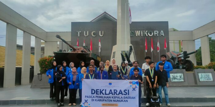 Usai Pilkada 2024, PKC Korpri PMII Kaltara Lakukan Deklarasi di Tugu Dwikora