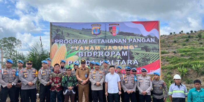 Bidpropam Polda Kaltara Dukung Ketahanan Pangan Dengan Kegiatan Tanam Jagung