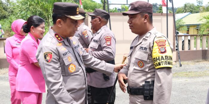 Kapolda Kaltara Kunjungi Polsek Tanjung Palas, Cek Kesiapan Personel dan Berikan Motivasi