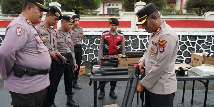 Polres Nunukan Turunkan 350 Personel Kawal Aksi Mahasiswa di DPRD, Water Canon Hingga Gas Air Mata Disiapkan