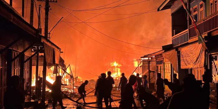 Puluhan Rumah di Lumbis-Nunukan Ludes  Terbakar Api, Diduga Sengaja Dibakar Orang tak Dikenal