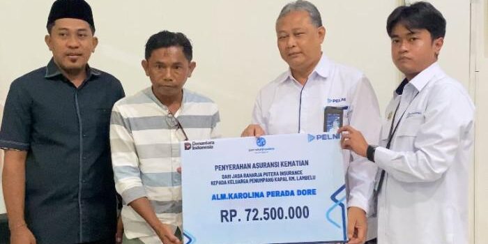 Penumpang Meninggal di Atas KM Lambelu, PT Pelni Bergerak Cepat, Santunan Rp72,5 Juta Diserahkan ke Keluarga