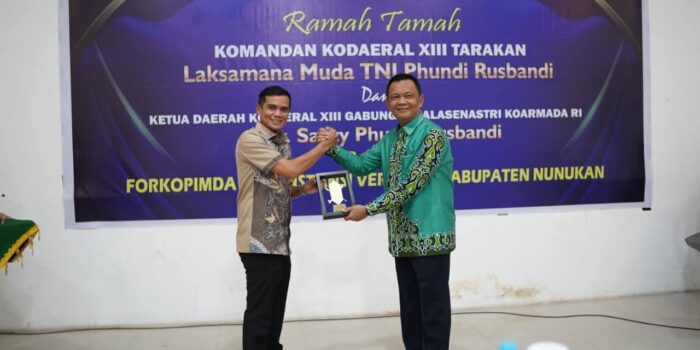 Pererat Sinergi Maritim Bupati Nunukan Irwan Sabri Sambut Hangat Kunjungan Dankodaeral XIII Tarakan