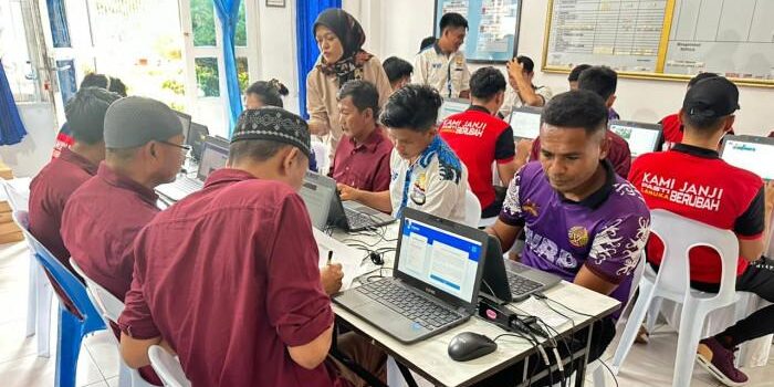 Harapan Tak Pernah Terkurung Puluhan Warga Binaan Lapas Nunukan Ikuti Ujian Nasional Berbasis Komputer