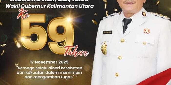 Ketua DPRD Kaltara Ucapkan Selamat Ulang Tahun ke-59 untuk Wakil Gubernur Ingkong Ala