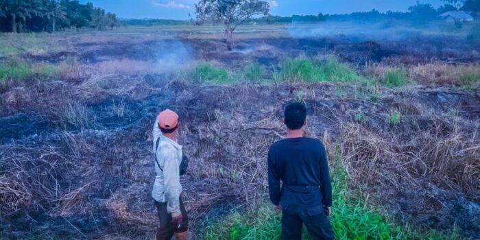 Patroli BPBD Ungkap Aktivitas Pembakaran Lahan di Nunukan Selatan
