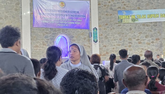 Rayakan Rabu Abu, Pastor Mario Ajak Umat Katolik di Nunukan Bertobat: Puasa Bukan Untuk Pamer Kesalehan