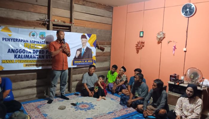 Reses di Desa Rahayu, Anggota DPRD Kaltara Rismanto Tampung Aspirasi Air Bersih Hiingga PLTS untuk Warga Nunukan Barat