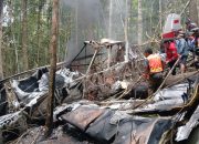 Pesawat Pengangkut BBM Jatuh di Gunung Pa Belaban-Krayan Timur