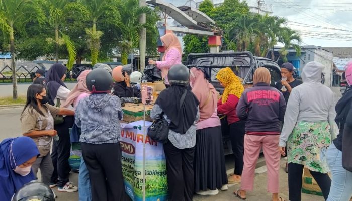 DKPP Nunukan Gelar GPM Perdana 2026, Beras, Gula, Minyak Ludes Diserbu Warga