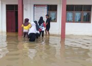 SDN 2 Sembakung- Nunukan Terancam Terendam Lagi, Pembelajaran Kembali Daring, Tapi Siswa Terkendala HP