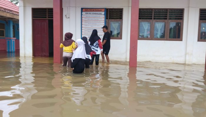 SDN 2 Sembakung- Nunukan Terancam Terendam Lagi, Pembelajaran Kembali Daring, Tapi Siswa Terkendala HP