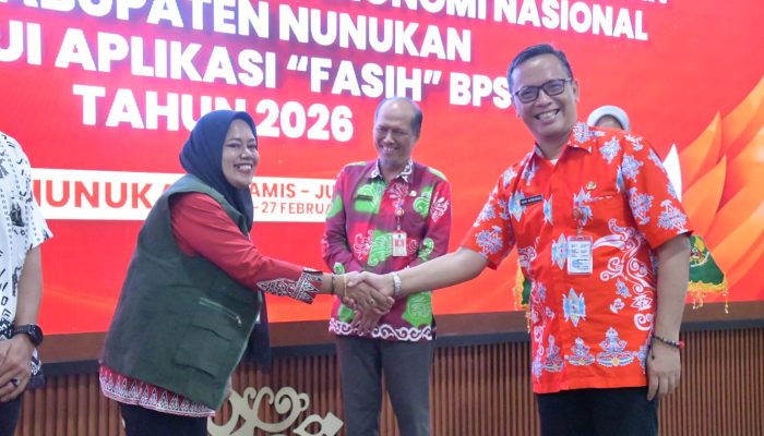 Pj Sekda Nunukan Buka Kick-Off Pemutakhiran DTSEN, 86 Petugas Lapangan Diterjunkan