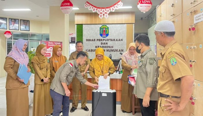 Pemkab Nunukan Tertibkan Arsip Lama, 1.566 Dokumen Dimusnahkan