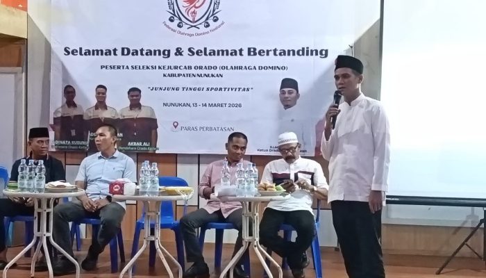 Bupati Irwan Sabri Dukung Kejurcab ORADO Nunukan 2026, Siapkan Atlet Domino Tembus Nasional