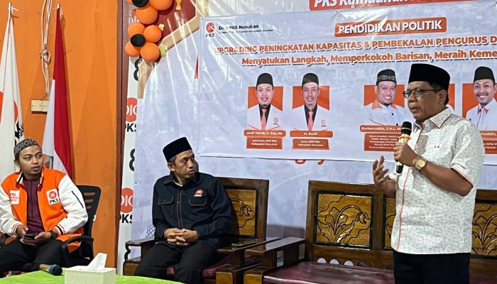 PKS Nunukan Gembleng 150 Kader, Anggota DPRD Kaltara Nasir: Harus Mampu Taklukkan Diri Sendiri