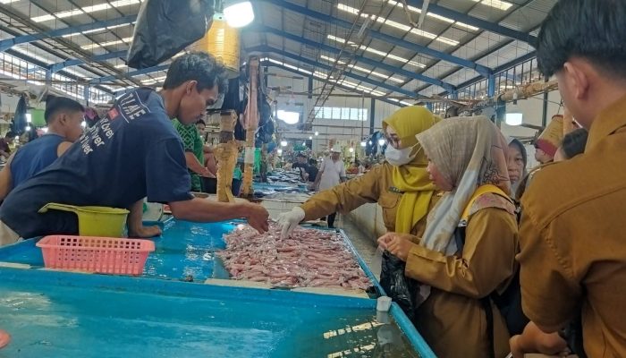 Pastikan Pangan Aman Dikonsumsi Masyarakat, Pemkab Uji Keamanan Sayur dan Ikan di Pasar
