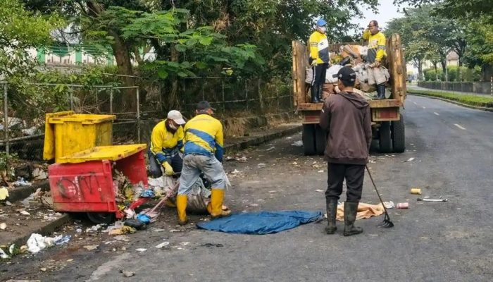 Komitmen Pemkab Nunukan, Area Ibadah Bersih Usai Salat Idul Fitri