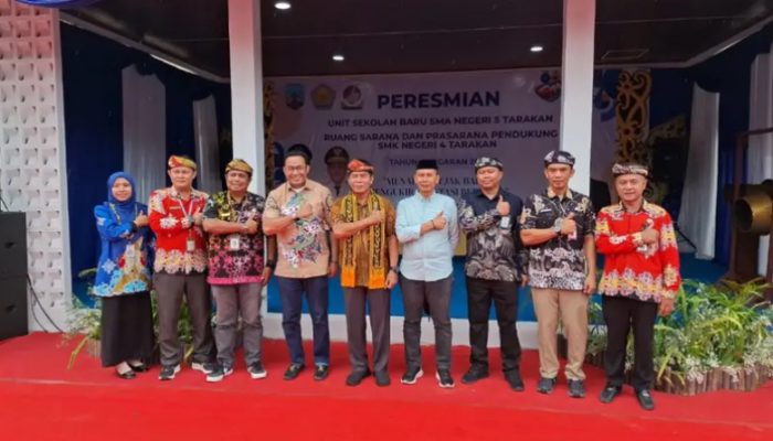 Gubernur Kaltara Resmikan SMAN 5 Tarakan, DPRD Soroti Akses dan Fasilitas Pendukung