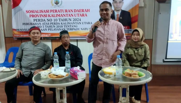 Anggota DPRD Kaltara Sosialisasikan Raperda Penghargaan Daerah di Nunukan