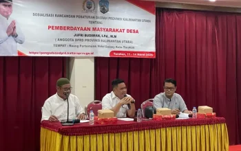 DPRD Kaltara Sosialisasikan Raperda Pemberdayaan Masyarakat Desa di Tarakan