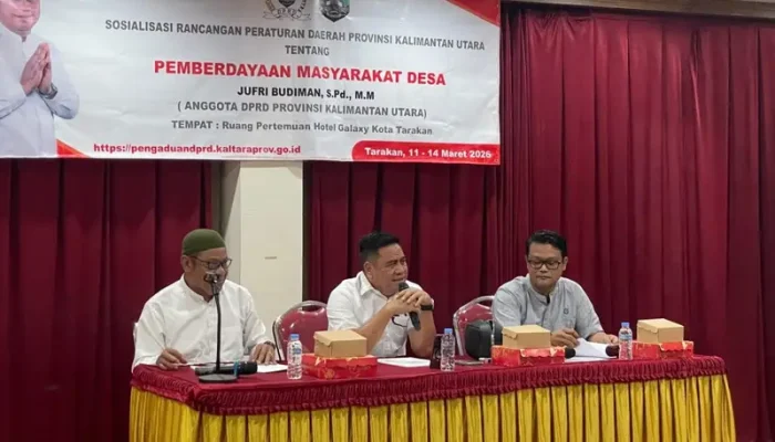DPRD Kaltara Sosialisasikan Raperda Pemberdayaan Masyarakat Desa di Tarakan