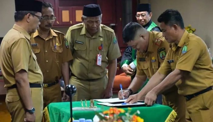 Pj Sekda Nunukan Lantik 3 ASN Secara Hybrid, Tegaskan Integritas