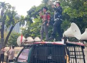 GEBRAKAN Guncang Istana, Mahasiswa Kaltara Tuntut DOB hingga  Pembangunan Perbatasan