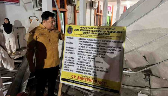 Plafon UGD Puskesmas Sei Nyamuk Ambruk, DPRD Nunukan Minta Evaluasi Menyeluruh