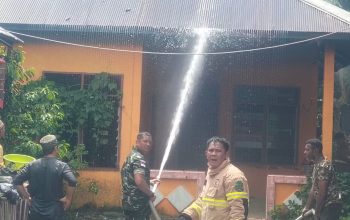 Gerak Cepat Kodim 0911/Nunukan Jinakkan Kebakaran Rumah Warga, Dandim: Keselamatan Masyarakat Prioritas Utama