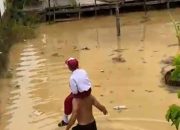 Curah Hujan Tinggi dan Pasang Laut Picu Banjir Terbesar di Sebatik Tengah