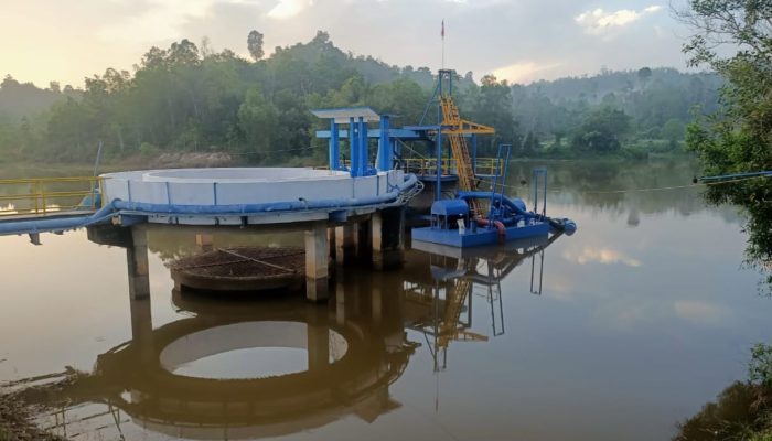 Diguyur Hujan, Debit Air Baku PDAM Nunukan Kembali Aman, Embung Bolong Mulai Terisi Penuh