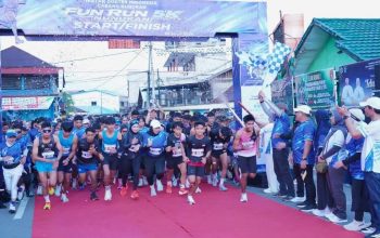 Fun Run IDI 2026 Meriah, Pj. Sekda Nunukan Dorong Masyarakat Aktif Berolahraga