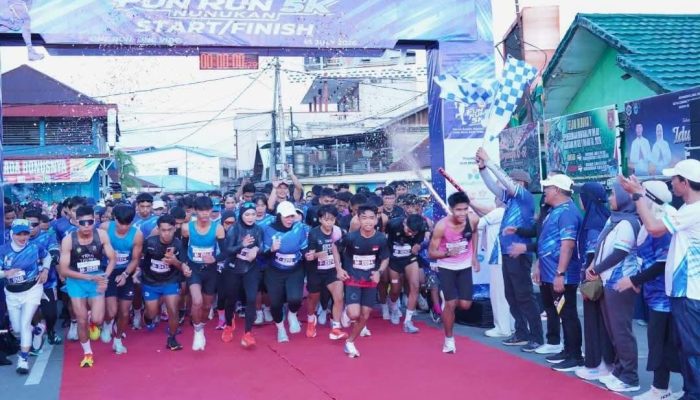 Fun Run IDI 2026 Meriah, Pj. Sekda Nunukan Dorong Masyarakat Aktif Berolahraga