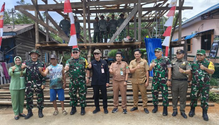 Pemkab Nunukan dan TNI Perkuat Sinergi Bangun Perbatasan Lewat TMMD Ke-129