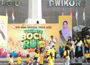 Peringati Hari Anak Nasional, Bunda PAUD Nunukan Ajak Orang Tua Biasakan Anak Gemar Berolahraga