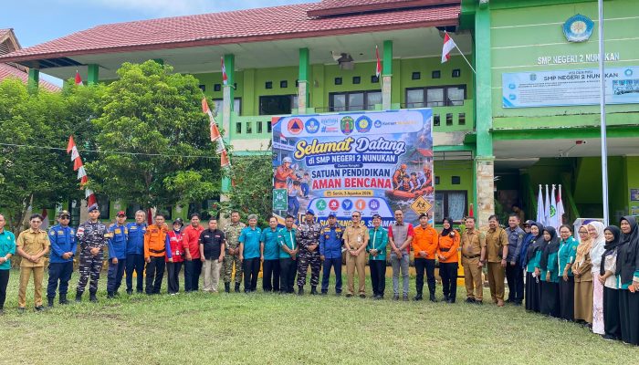 SPAB Digelar di SMPN 2 Nunukan, Pemkab Dorong Seluruh Sekolah Miliki Tim Siaga Bencana
