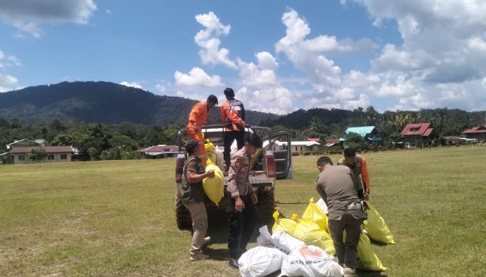 Bantuan Logistik untuk Warga Krayan Selatan Dikirim Lewat Udara, BPBD Nunukan Siapkan 7 Kali Penerbangan