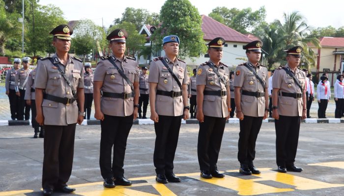 Penyegaran Organisasi, Enam Pejabat Polres Nunukan Resmi Berganti