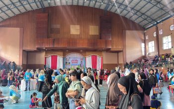 Semarak HAN 2026, Ratusan Anak PAUD Ramaikan Festival Lomba di GOR Nunukan