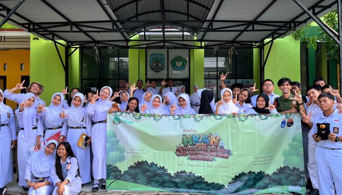 Tanamkan Nilai Konservasi Sejak Dini, SPTN Long Bawan Edukasi Pelajar di Sekolah Perbatasan