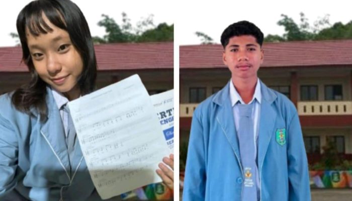 SMA Katolik Frateran Santo Gabriel Borong Juara 1 FLS3N Kaltara, Thea dan Arkadius Buktikan Talenta Nunukan