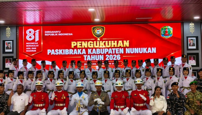 Pengukuhan Paskibraka Nunukan 2026, Dua Pelajar SMA Katolik Frateran Santo Gabriel Siap Kibarkan Merah Putih