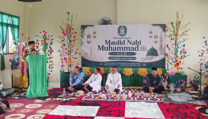 Peringati Maulid Nabi di Sekolah Katolik Frateran Santo Gabriel, Potret Harmoni Keberagaman di Nunukan