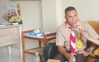 Hari Pramuka ke-65, Anselmus Dorong SMP dan SMA Katolik Frateran Santo Gabriel Nunukan Satukan Langkah